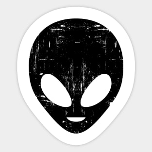 Alien Head Sticker